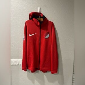 Nike Portland Trail Blazers Warm Up Therma Hoodie Size XL